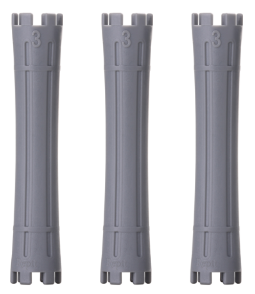 ｸﾚｲﾂ ﾚﾋﾟ ﾌﾞﾗｯｸﾋﾟﾝﾊﾟｰﾏ用ﾛｯﾄﾞ3号3本ｾｯﾄ CRP-AG29B-R3